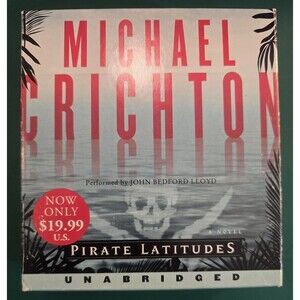 Pirate Latitudes Michael Crichton Unabridged 8 CD Audiobook 9 Hours 2010